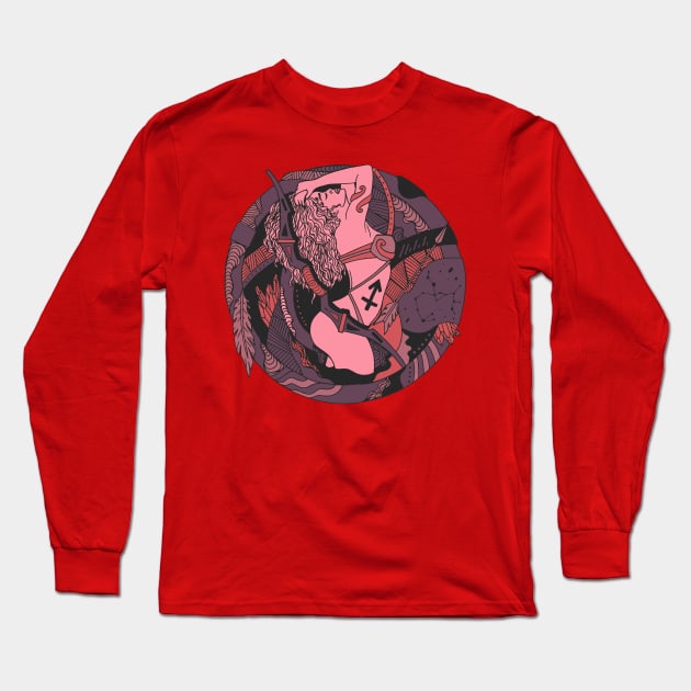 Ambrose Sagittarius Beauty Long Sleeve T-Shirt by kenallouis